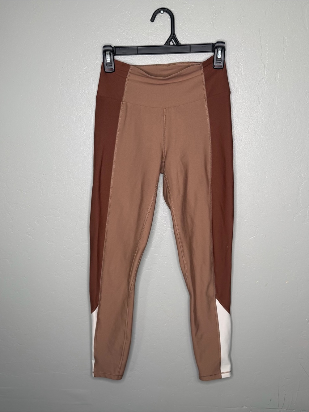 Abercrombie & Fitch YPB Sculpt LUX Colorblock Multi Brown Curve Love Leggings S